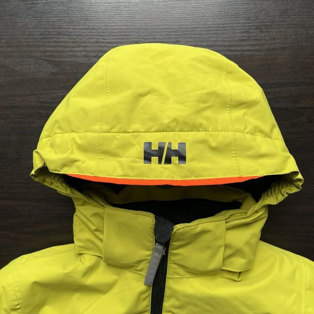 HELLY HANSEN Kids Sz 8 Traverse Jacket Waterproof Insulated Hooded Ski Snowboard